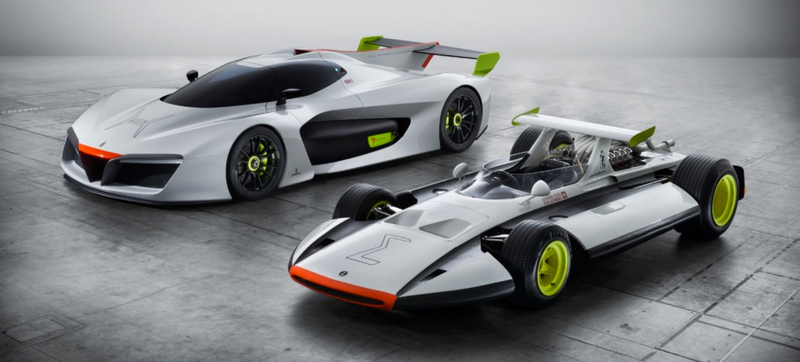 The H2 Speed takes its snazzy color scheme from a 1969 Pininfarina concept, the Ferrari Sigma Grand Prix.